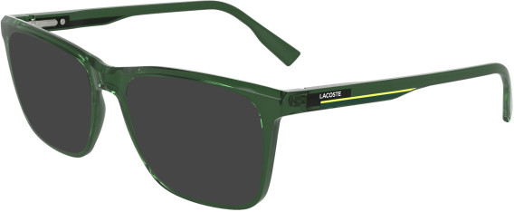 Lacoste L2960 sunglasses in Transparent Green