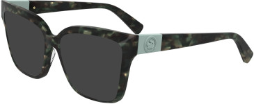 Longchamp LO2754 sunglasses in Textured Green