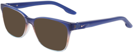 Nike NIKE 7177 sunglasses in Blue/Peach Gradient