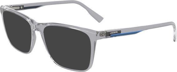 Lacoste L2960 sunglasses in Transparent Grey