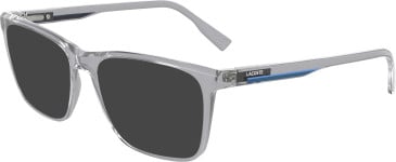 Lacoste L2960 sunglasses in Transparent Grey