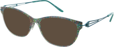 Aspire Grand sunglasses in Teal Multi
