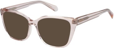 Superdry SDO-3034 sunglasses in Clear Pink
