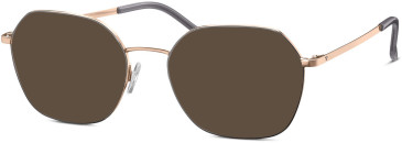 Titanflex TFO-826012-52 sunglasses in Gold/Grey