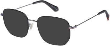 Superdry SDO-3039 sunglasses in Black/Silver
