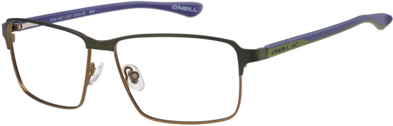 O'Neill Ono-4502 Occhiali Da Vista Uomo - Montatura Verde Rettangolare In Acetato 55 Mm