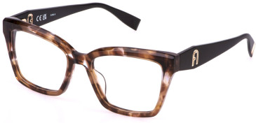 Furla VFU823 glasses in Shiny Brown Havana
