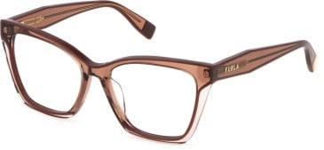 Furla VFU828V glasses in Shiny Transparent Light Brown