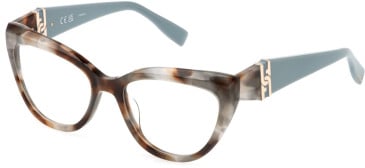 Furla VFU867 glasses in Brown Havana/Grey
