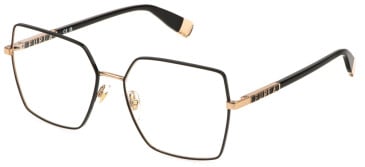 Furla VFU875 glasses in Shiny Copper Gold/Black