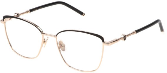 Mulberry VML246 glasses in Shiny Rose Gold/Black