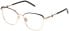 Mulberry VML246 glasses in Shiny Rose Gold/Black