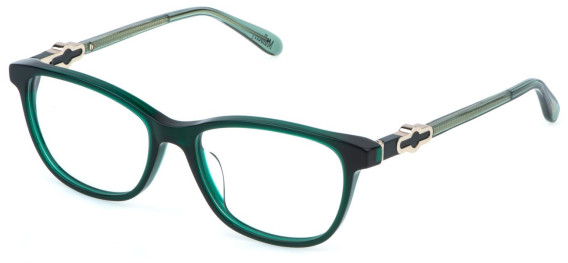 Mulberry VML263 glasses in Shiny Opal Green