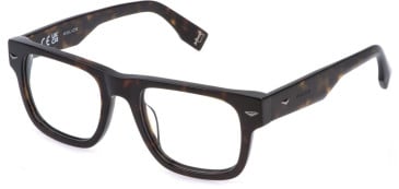 Police VPLQ72 glasses in Shiny Dark Havana