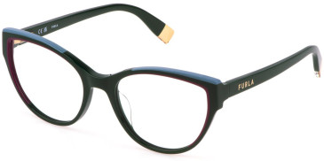 Furla VFU719 glasses in Shiny Full Green