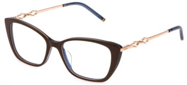 Mulberry VML225 glasses in Shiny Multilayer Brown