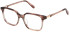 Mulberry VML239 glasses in Striped Brown/Pink