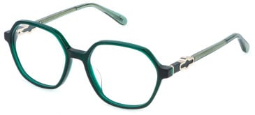 Mulberry VML262 glasses in Shiny Opal Green