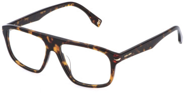 Police VPLQ65 glasses in Shiny Dark Havana