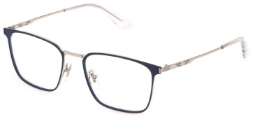 Police VPLQ70-55 glasses in Shiny Palladium/Blue