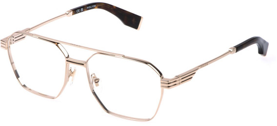 Police VPLQ76-56 glasses in Shiny Total Rose Gold