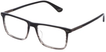 Police VPLQ68-55 glasses in Shiny Striped Grey