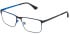 Police VPLD06-56 glasses in Semi Matt Black/Blue