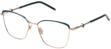 Mulberry VML246 glasses in Shiny Light Gold/Green
