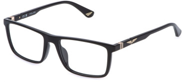Police VPLQ66 glasses in Total Shiny Black