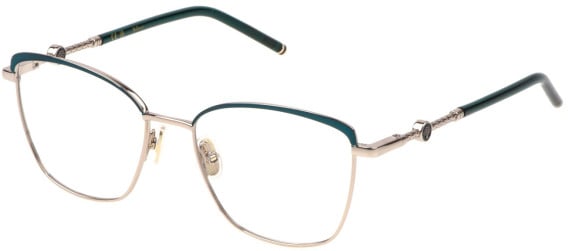 Mulberry VML246 glasses in Shiny Light Gold/Green