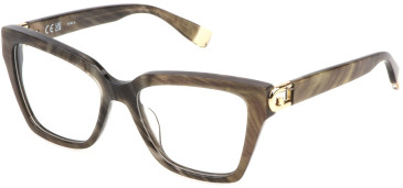 Furla VFU826 glasses in Shiny Pearly Brown