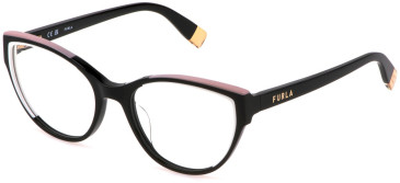 Furla VFU719 glasses in Black/Pink