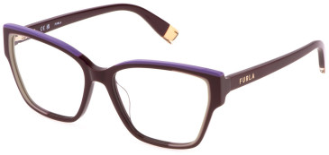 Furla VFU718 glasses in Bordeaux/Purple