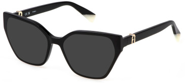 Furla VFU761 sunglasses in Shiny Black