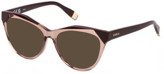 Furla VFU766V sunglasses in Shiny Transparent Light Brown