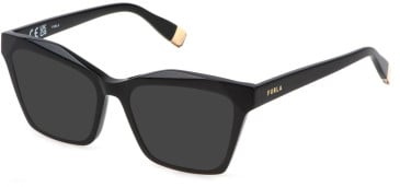 Furla VFU767 sunglasses in Shiny Black
