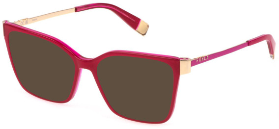 Furla VFU768 sunglasses in Transparent Rose/Fuxia
