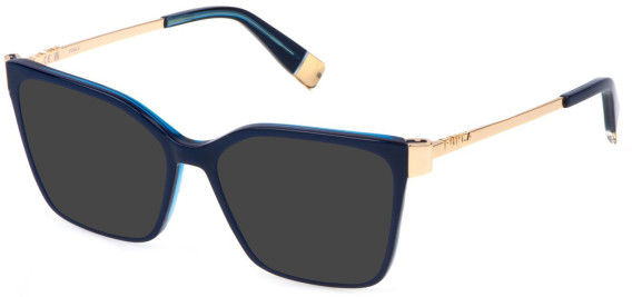 Furla VFU768 sunglasses in Azure/Blue