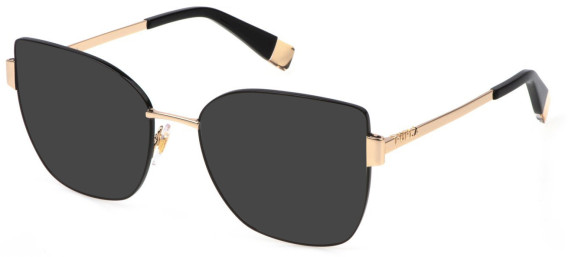 Furla VFU769 sunglasses in Black/Gold