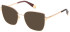 Furla VFU769 sunglasses in Shiny Gold Copper/Brown