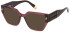 Furla VFU775 sunglasses in Shiny Transparent Raspberry