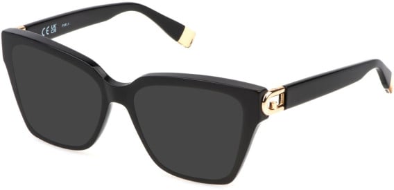 Furla VFU826 sunglasses in Shiny Black