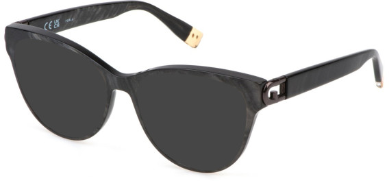 Furla VFU827 sunglasses in Shiny Black Mother Of Pearl