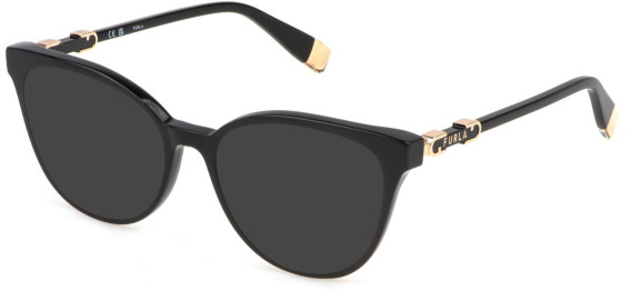 Furla VFU832-52 sunglasses in Shiny Black