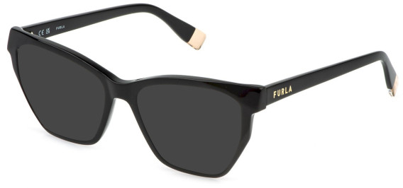 Furla VFU868 sunglasses in Shiny Black