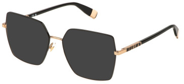 Furla VFU875 sunglasses in Shiny Copper Gold/Black