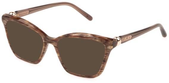 Furla VFU876 sunglasses in Shiny Striped Brown