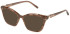 Furla VFU876 sunglasses in Shiny Striped Brown