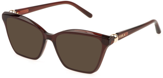 Furla VFU876 sunglasses in Shiny Dark Bordeaux