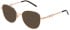 Mulberry VML224 sunglasses in Shiny Rose Gold